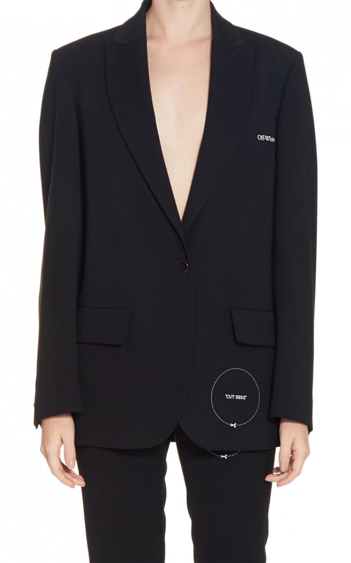Moda Operandi Off-white C/o Virgil Abloh Tomboy Blazer Size: 36