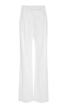 Max Mara High-waisted Straight-leg Cotton Pants