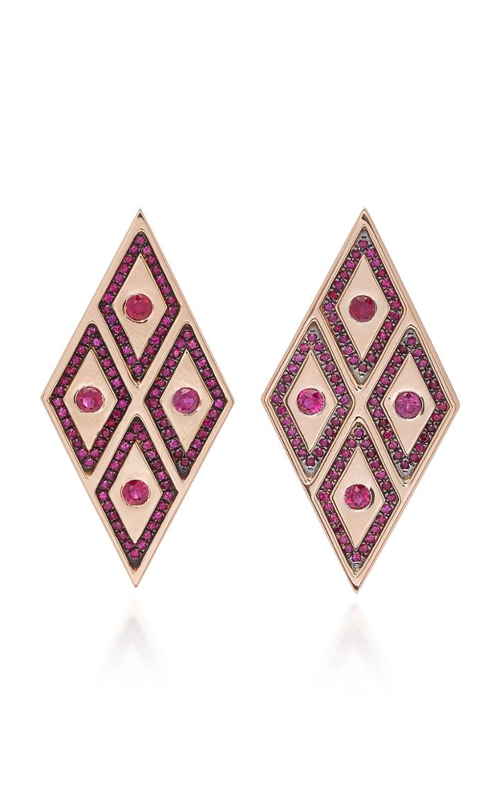 Ralph Masri Heliopolis Rhombus Earrings