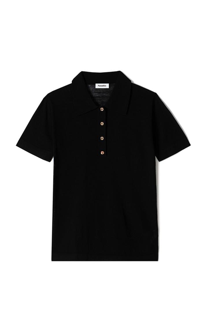 Moda Operandi Nanushka Hatti Wool Polo Shirt