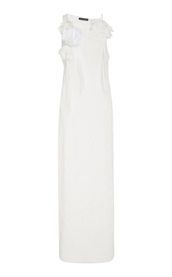 Josie Natori Dress With Floral Corsage