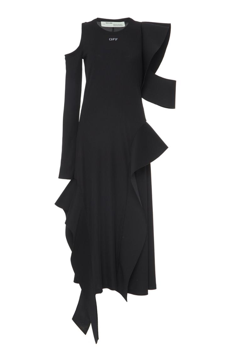Off-white C/o Virgil Abloh Deconstructed Off Logo Dress