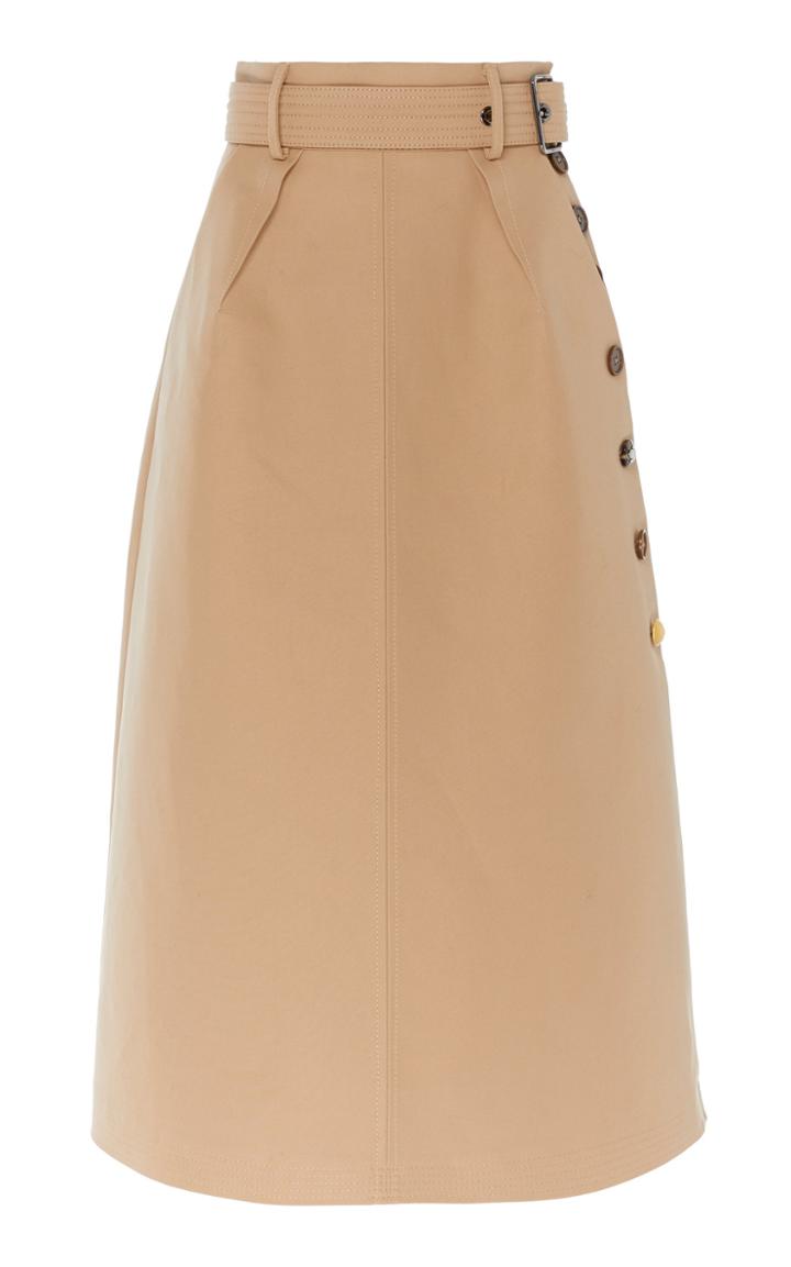 Dice Kayek High Waist Cotton A-line Skirt