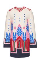 Valentino Embellished Printed Mini Dress