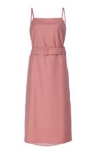 Rokh Sleeveless Crepe Midi Dress