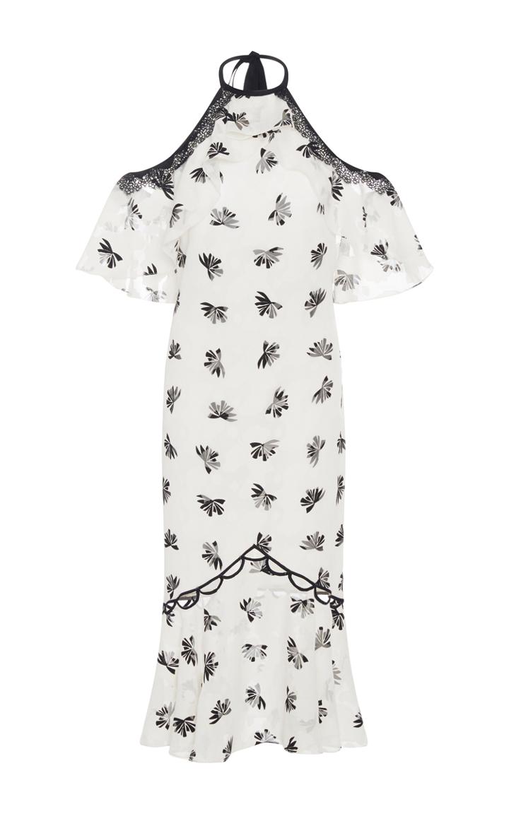 Sachin & Babi Emma Cold Shoulder Print Dress