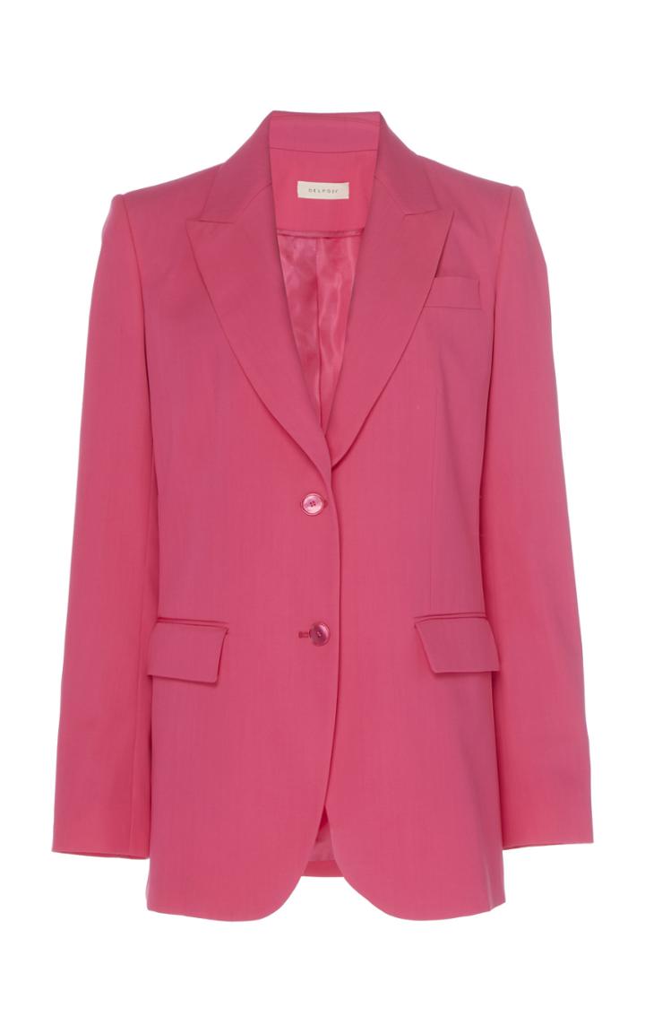 Delpozo Tailored Virgin Wool Blazer