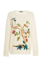 Alberta Ferretti Cotton Embroidered Sweater