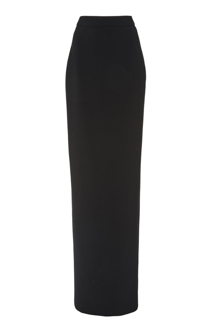 Christian Siriano Column Crepe Skirt