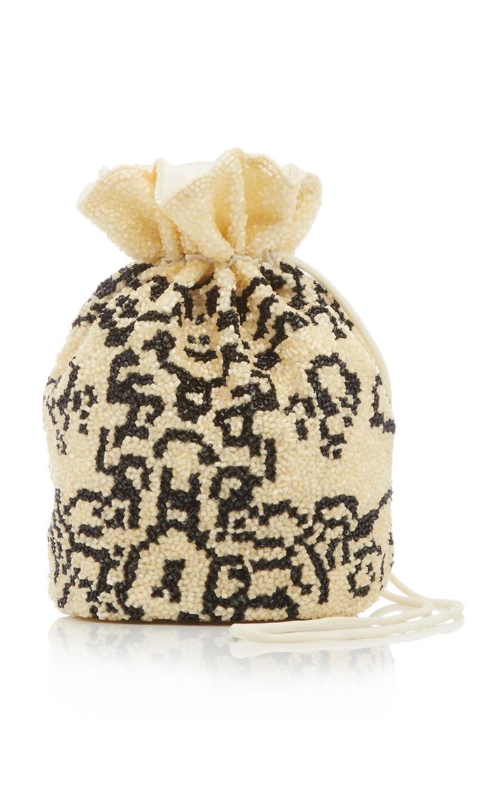 Moda Operandi Ganni Hand Beaded Evening Bag
