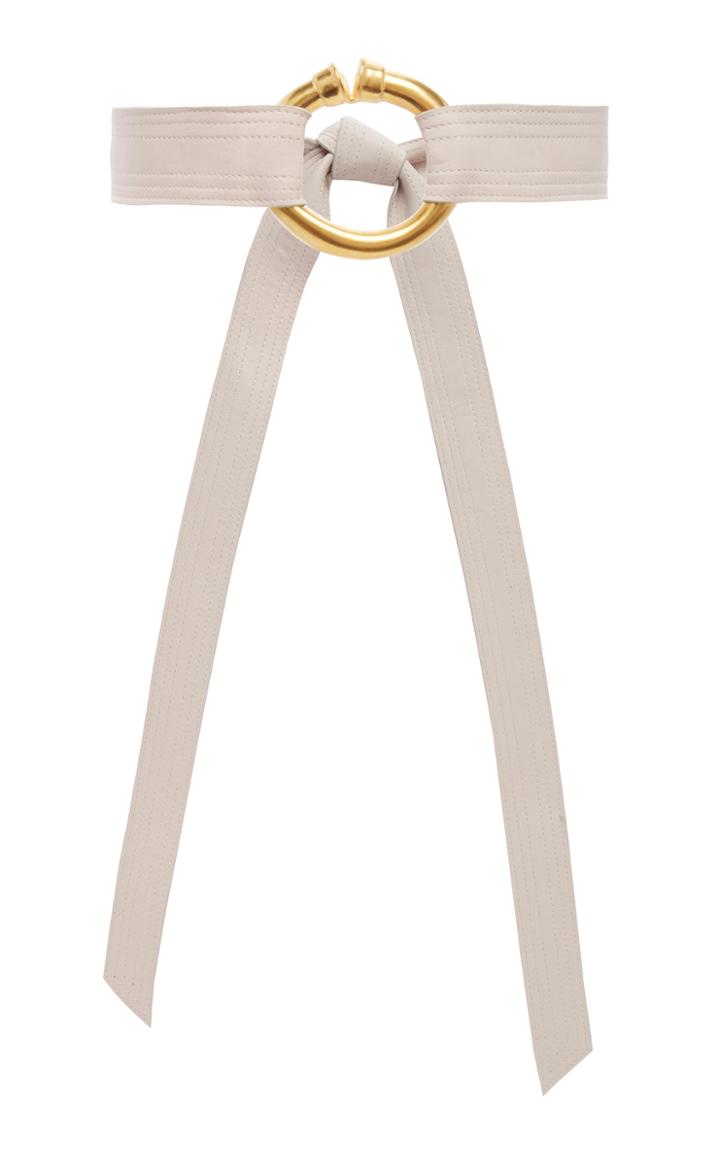 Johanna Ortiz My Dream Painting Gold-tone Leather Waist Belt Size: 0