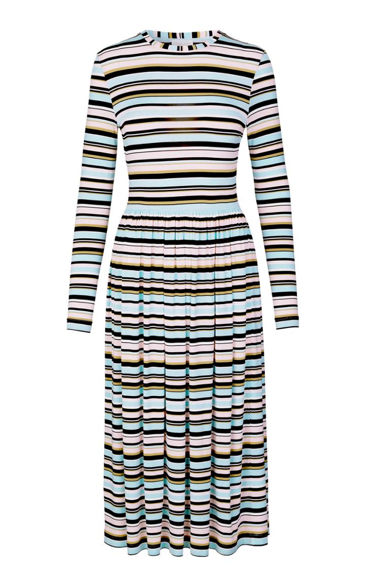 Stine Goya Joel Long Sleeve Striped Dress