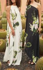 Moda Operandi Monique Lhuillier Floral-printed Crepe Dress