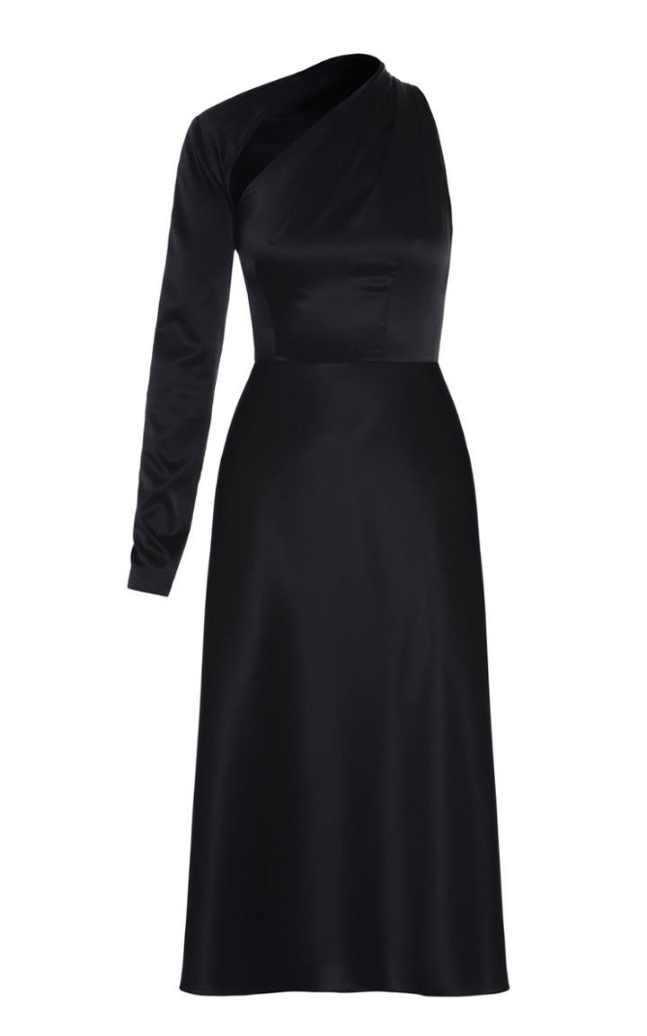 Moda Operandi Matriel Silk One Sleeve Midi Dress