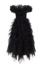 Christian Siriano Off-the-shoulder Tulle Gown