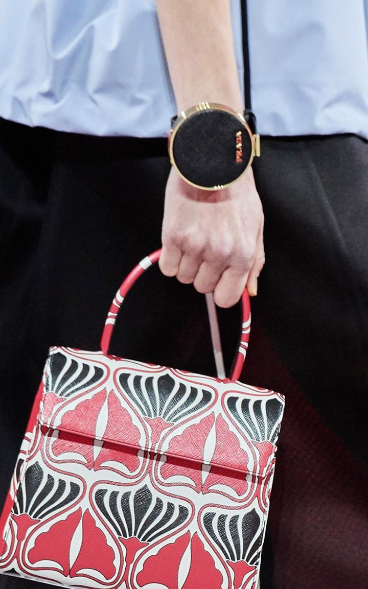 Moda Operandi Prada Rounded Pouch Bracelet