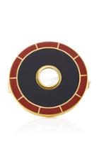Monica Sordo Brujo Orbit 24k Gold-plated Brass Mother Of Pearl Cuff