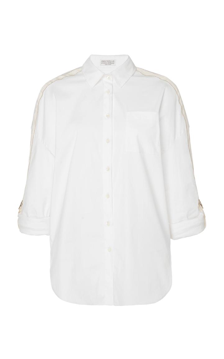 Brunello Cucinelli Cotton-blend Button-up Shirt
