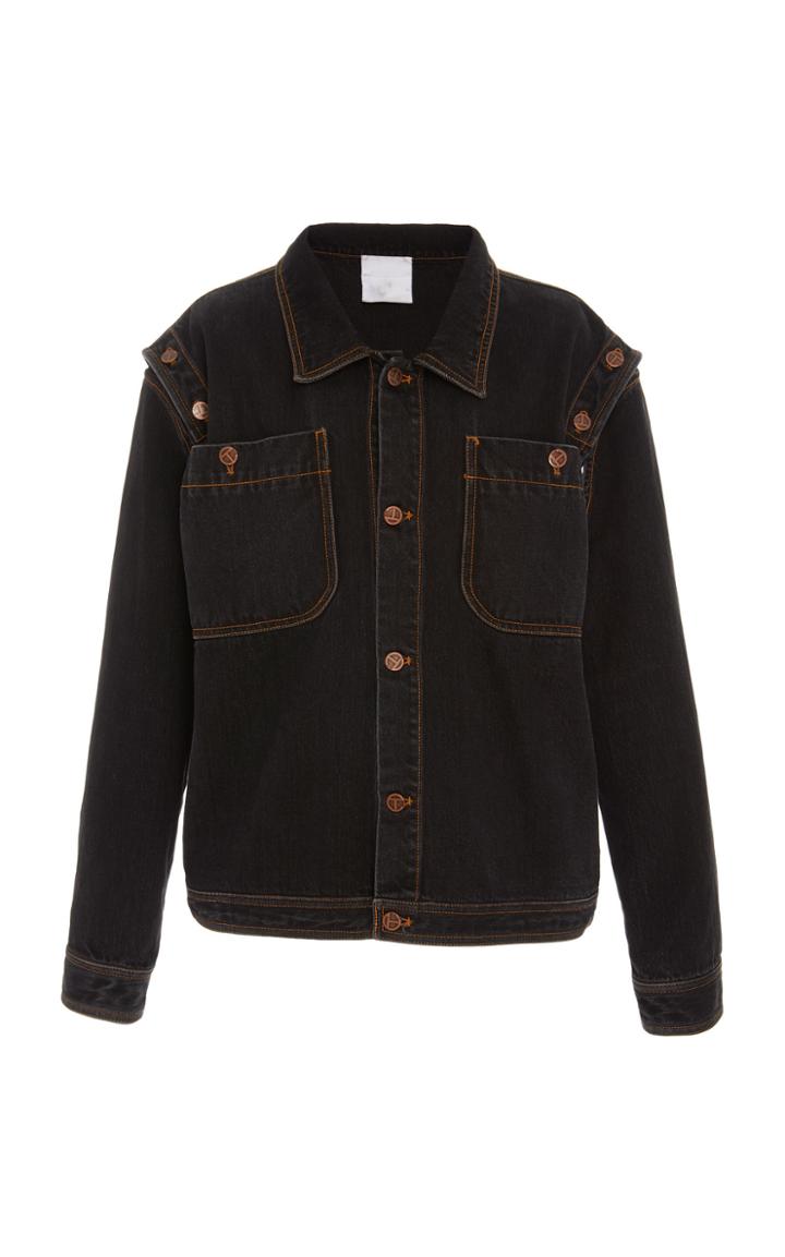 Telfar 1-wash Detachable Denim Jacket