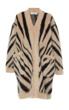 Max Mara Carlo Oversized Animal-print Mohair-blend Cardigan Size: Xs