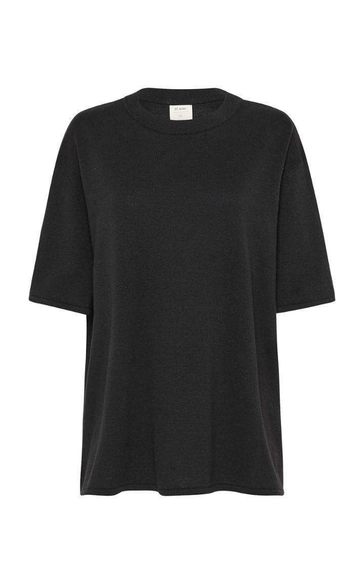 Moda Operandi St. Agni Copain Oversized Hemp-cotton Knit T-shirt