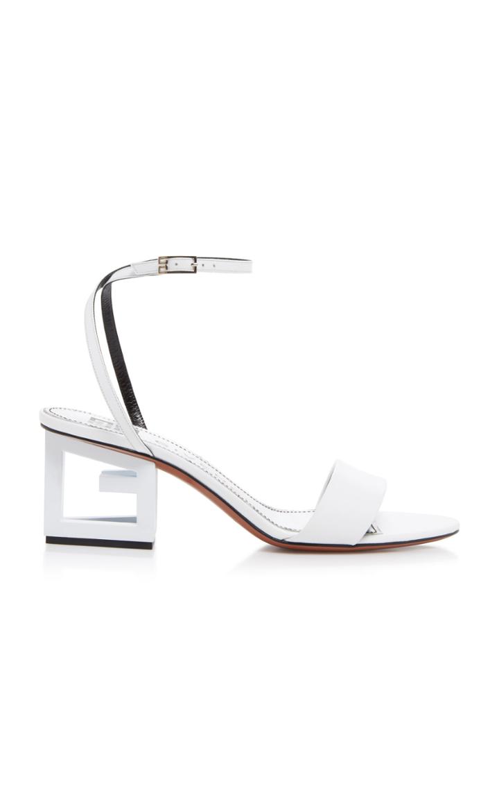 Givenchy Triangle Leather Sandals