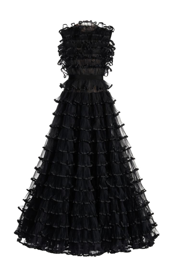 Moda Operandi Giambattista Valli Ruffled Tulle Gown