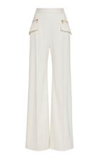 Brandon Maxwell Accent Pocket Wide-leg Trousers