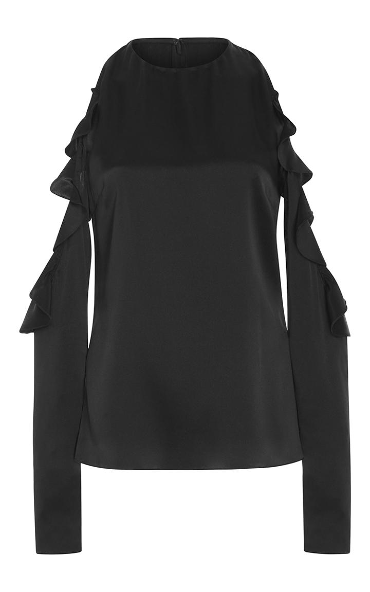 Cushnie Et Ochs Cold Cut-out Shoulder Top