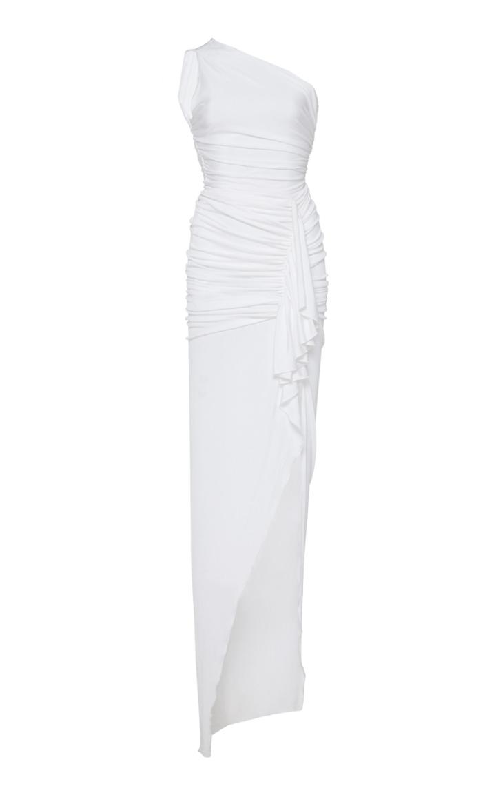 Alexandre Vauthier One-shoulder Jersey Gown
