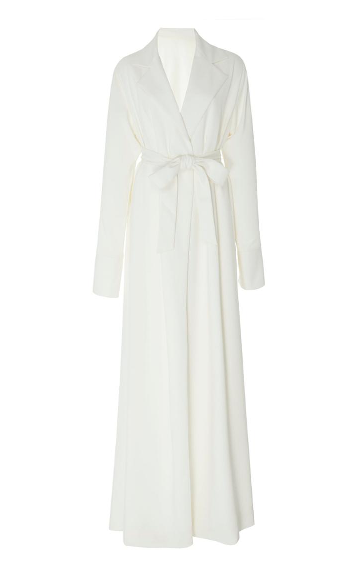 Bouguessa Crepe Belted Robe Dress