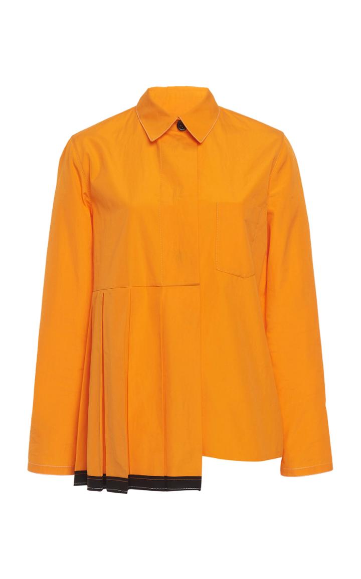 Marni Pleated Side Button Shirt