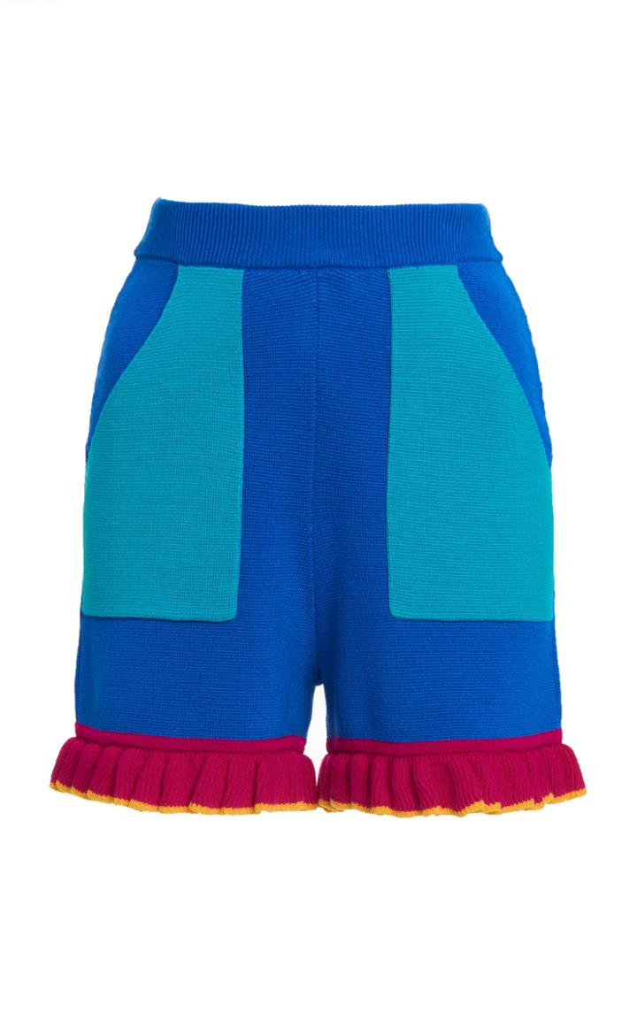 Moda Operandi Victor Glemaud Sb Merino Wool Mini Shorts Size: S