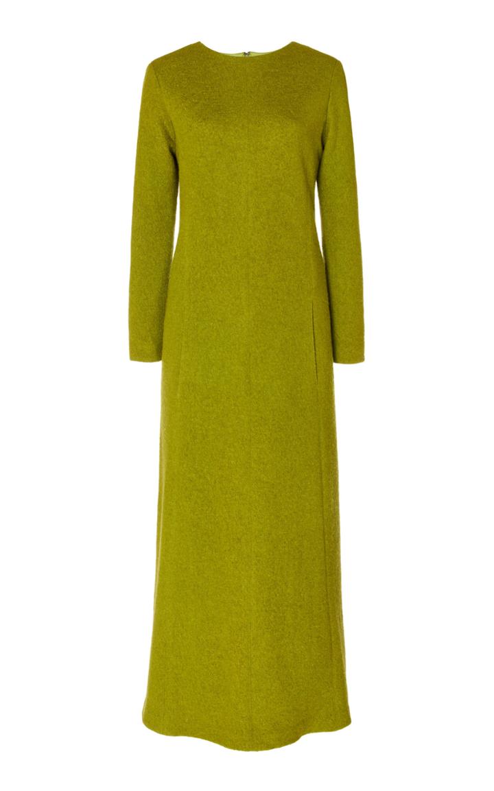 Rebecca De Ravenel Felt Midi Dress