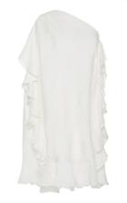 Kalita Zahara One Shoulder Linen Mini Dress