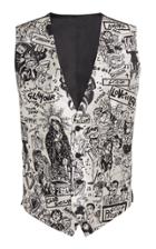 Dolce & Gabbana Printed Crepe De Chine Vest