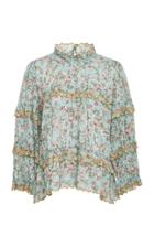 Isabel Marant Toile Moxley Floral-print Cotton Blouse