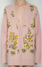 Moda Operandi Giambattista Valli Floral Knit Oversized Cardigan