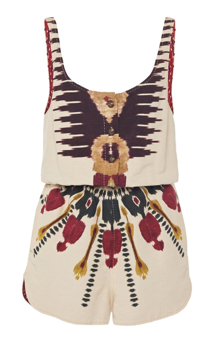 Moda Operandi Etro Printed Silk-blend Romper Size: 40