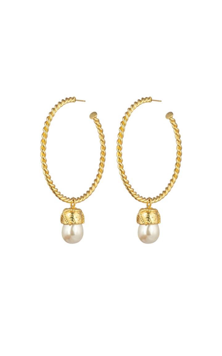Moda Operandi Valre Xavier 24k Gold-plated Hoops