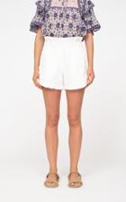 Moda Operandi Sea Neon Acid Wash Denim Shorts