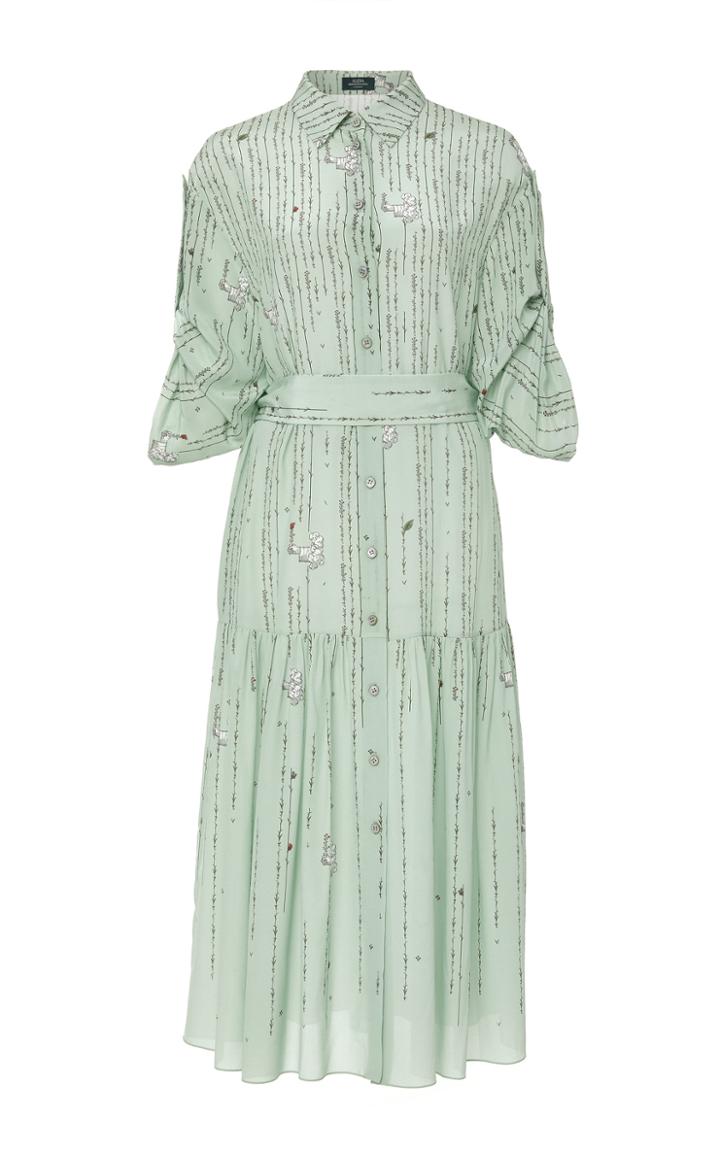 Alena Akhmadullina Collared Silk Dress