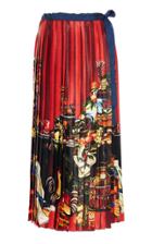 Stella Jean Scenic Wrap Midi Skirt