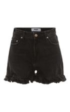 Msgm High Rise Ruffle Shorts