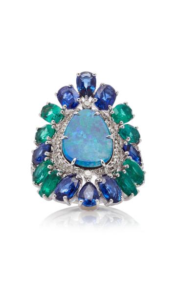 Sutra Black Opal Ring