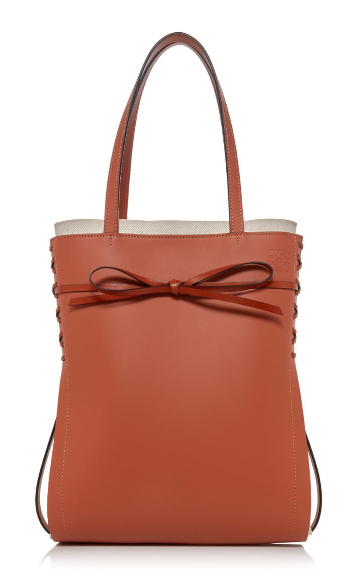 Moda Operandi Loewe Ikebana Bow Leather Tote