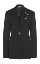 Versace Embellished Wool-blend Blazer Size: 38
