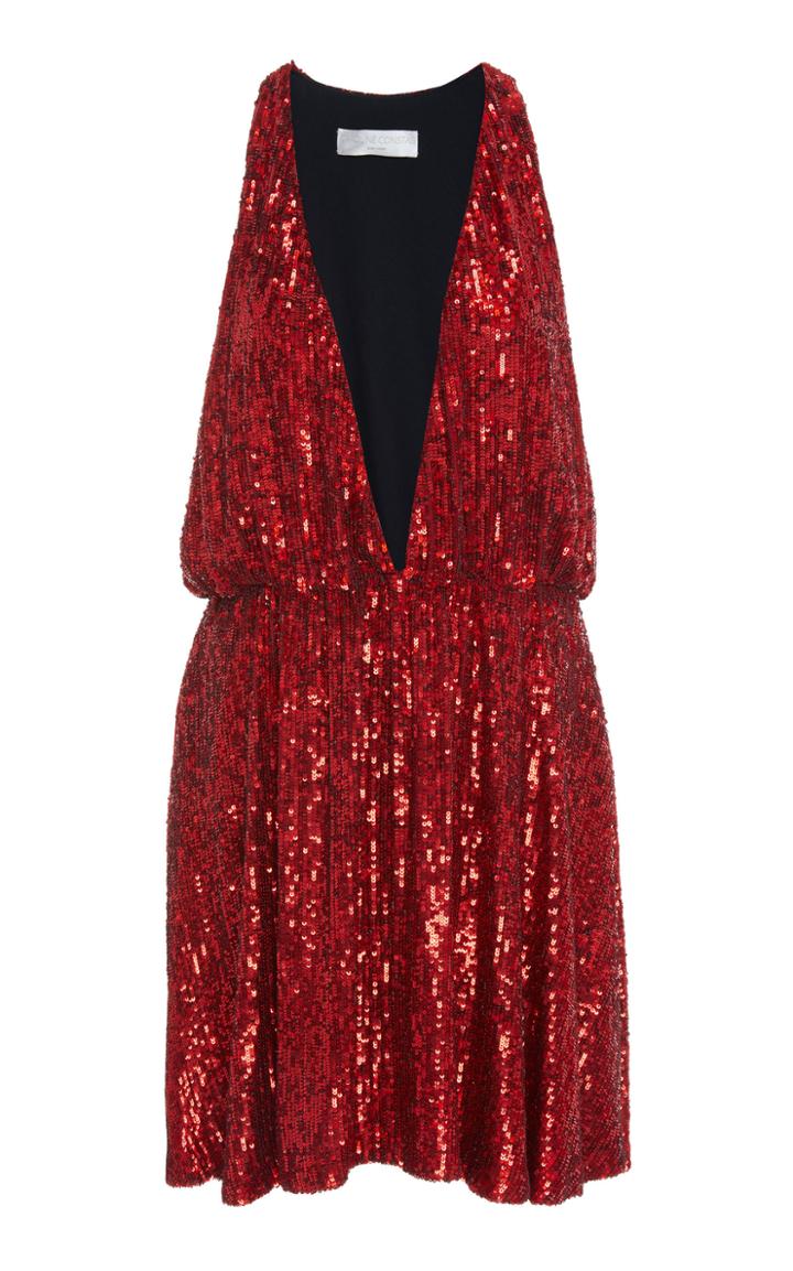 Caroline Constas Mina Plunge Dress