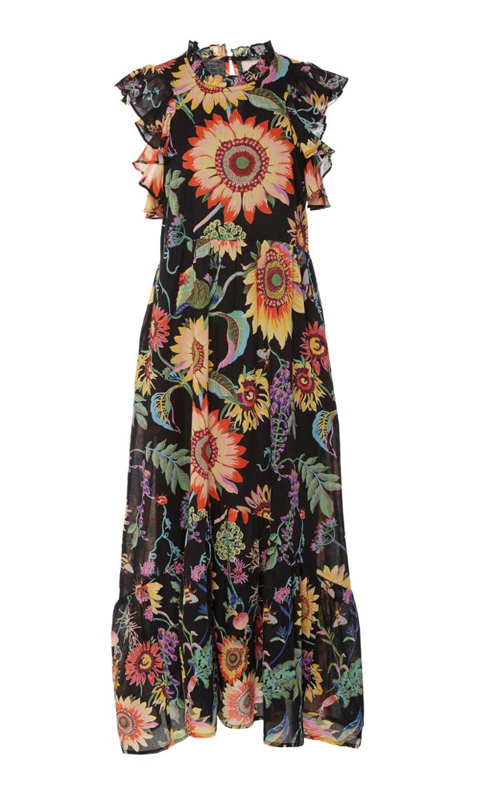 Banjanan Hana Floral-print Cotton Dress