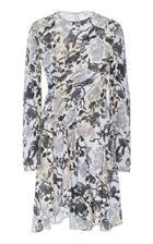 Adeam Printed Ruched Dress